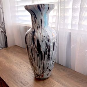 Italian hand blown glass vase, high quality🏺Make an Offer